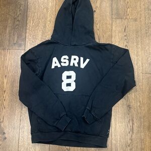 ASRV men’s hoodie pullover size medium navy